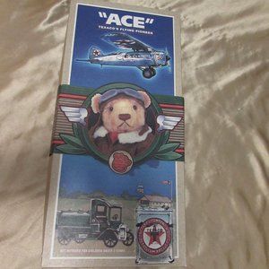 Aviator Teddy Bear in Box ACE Pilot